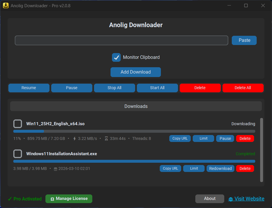 Anolig Downloader